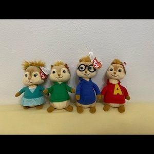 Alvin and the chipmunks plushies